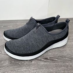 LifeStride BZees Womens Imagine Slip-On Grey 9 M