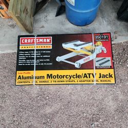 Craftsman Professional Aluminum Motorcycle/ATV Jack