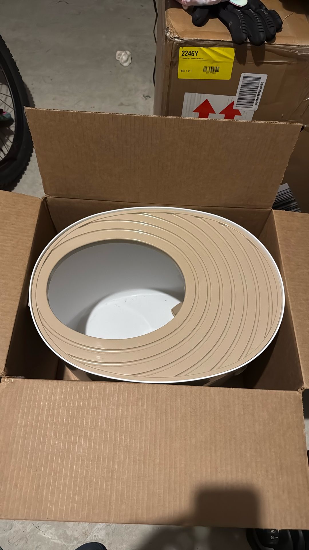 IRIS USA Large Top Entry Cat Litter Box