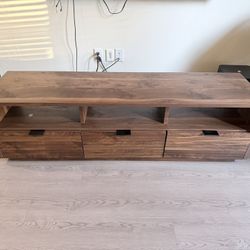 TV Console - Up To 75 Inches TV. Like New! 