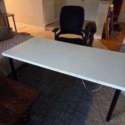 Desk and chair