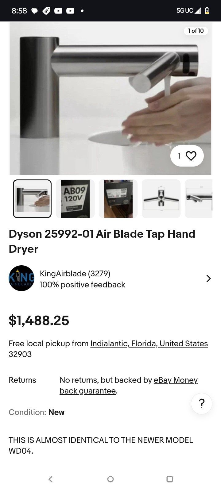 Dyson Hand Dryer
