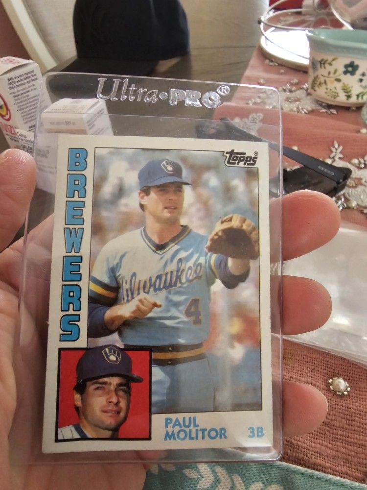 Paul Molitor Milwaukee Brewers '84 Topps Baseball Card