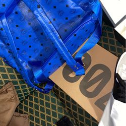 540$ Mcm Blue Backpack