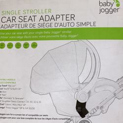 Baby Jogger Single Stroller Car Seat Adapter