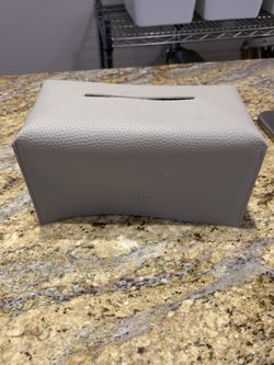 Leather Tissue Box Cover Rectangle 
