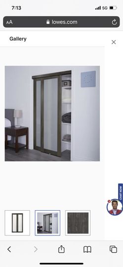 Renin EU2450IAFGE072080 Euro Closet Door 72x80”