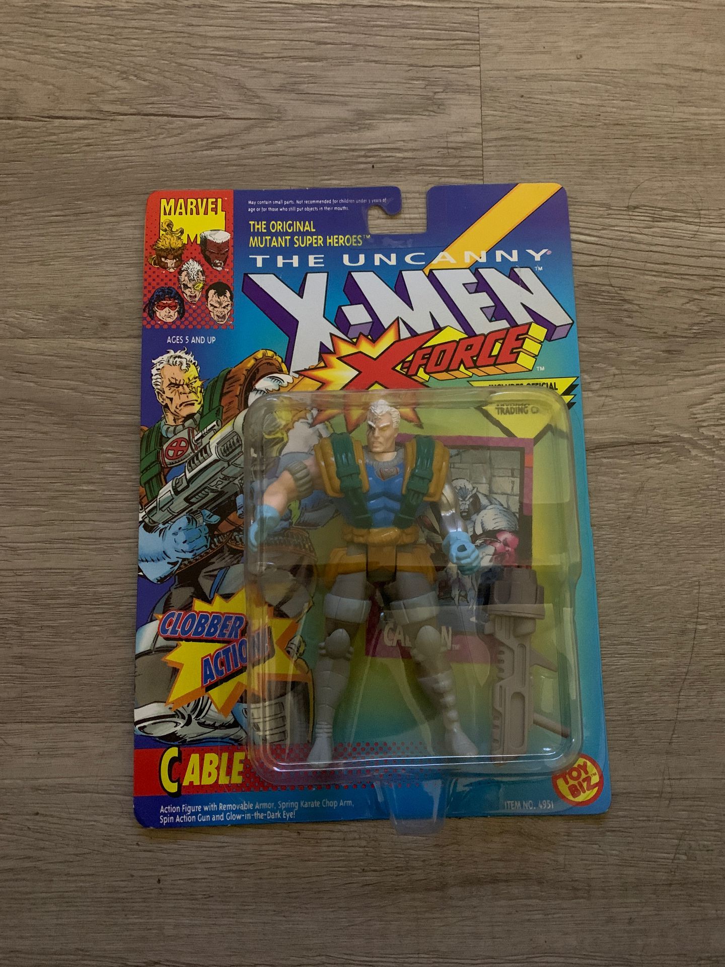 Marvel X-Men “Cable” 1992 Collectible Action Figure