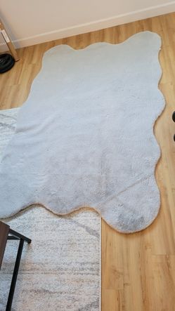 Faux Rabbit Fur Rug Extremely Soft 