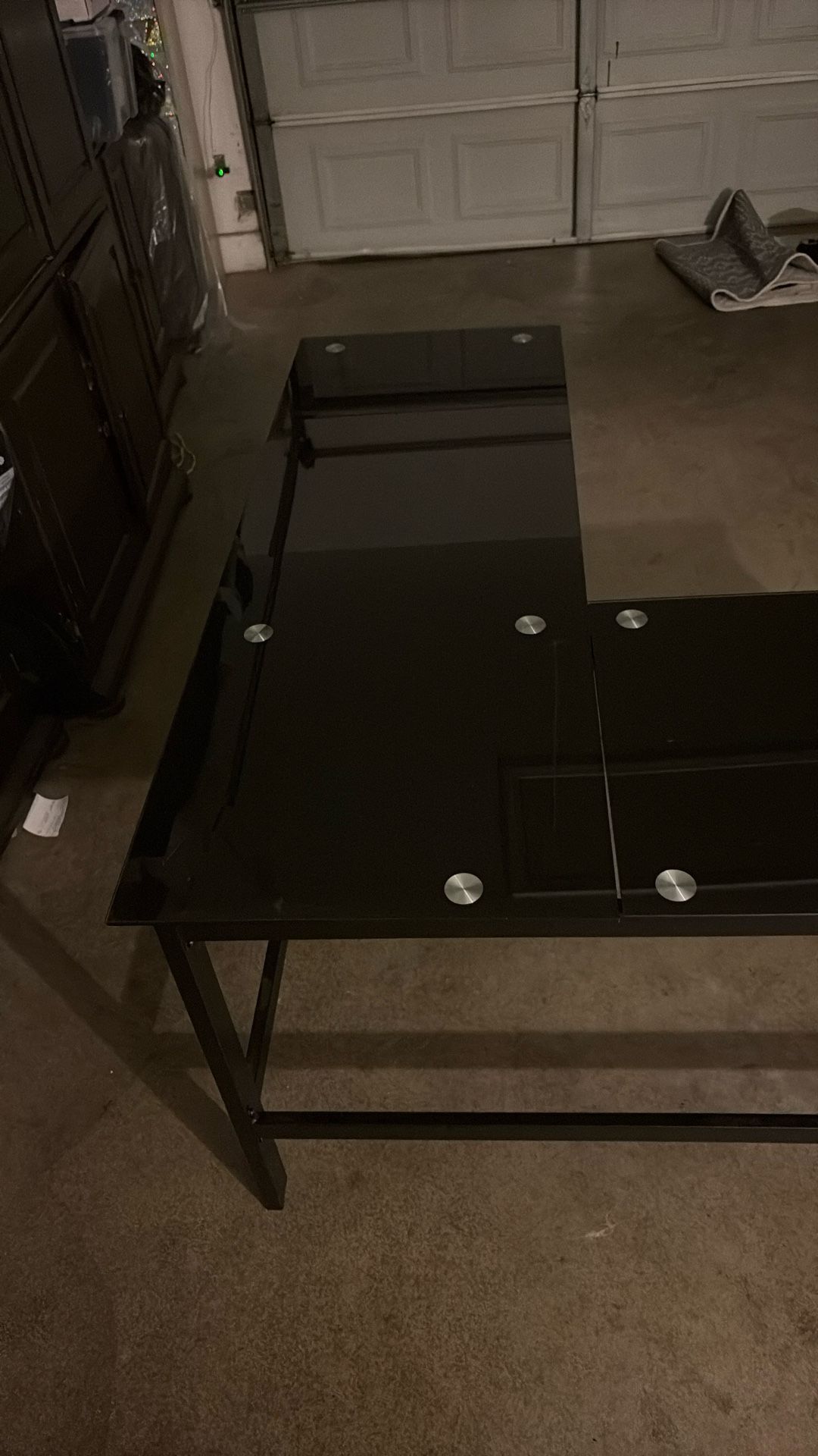 Table With File Cabinet
