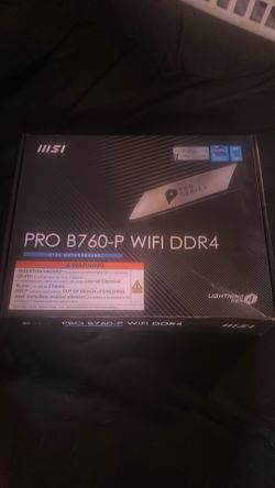 Pro B760-P WiFi DDR4 Brand new Motherboard