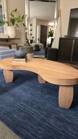 Sixpenny solid oak coffee table
