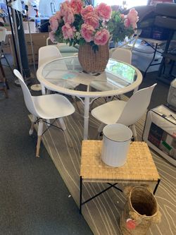 Table $139 chairs set of 4 $80