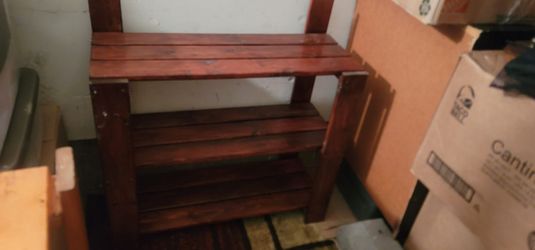 Wood book shelves