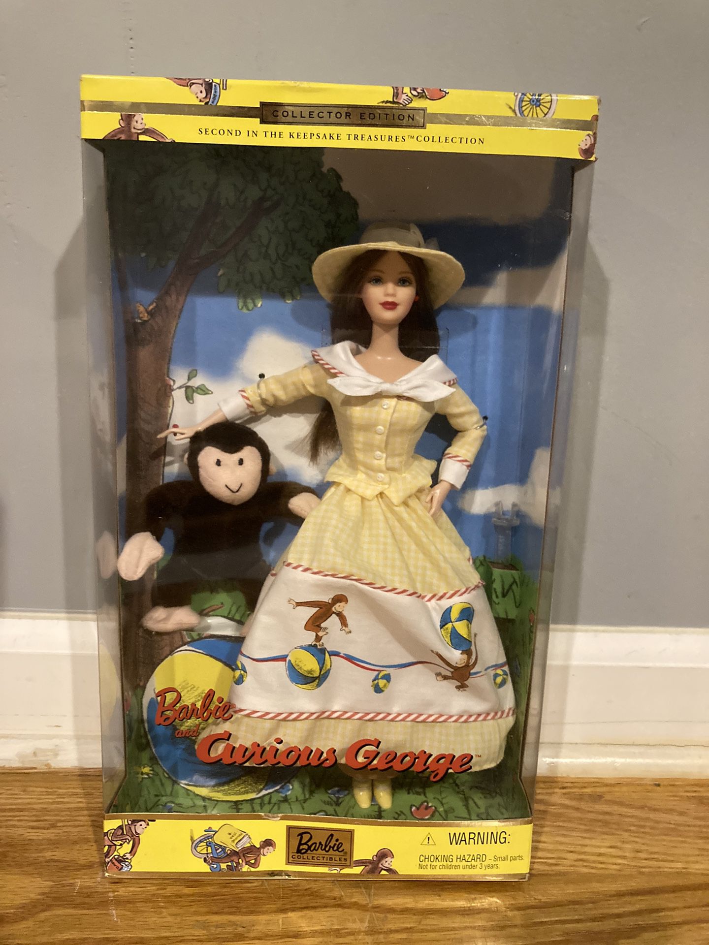 New-Collectible Barbie & Curious George 