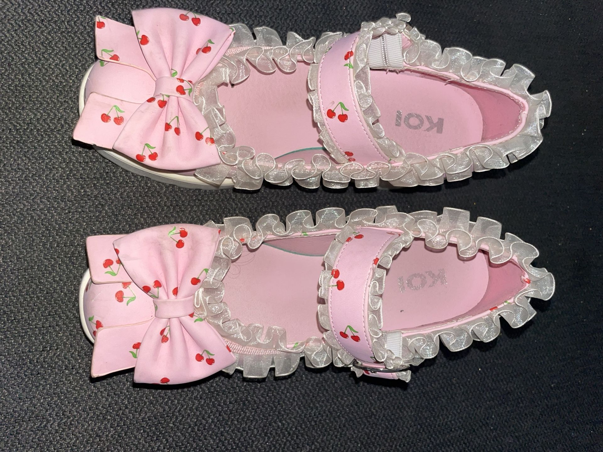 Pink/ Cherries High Heels 