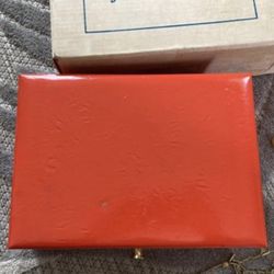 Vintage MCM Retro Lady Buxton Jewel Case # 97-213 Peace, Original Box