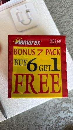 Memorex Blank cassette tapes dbs 60