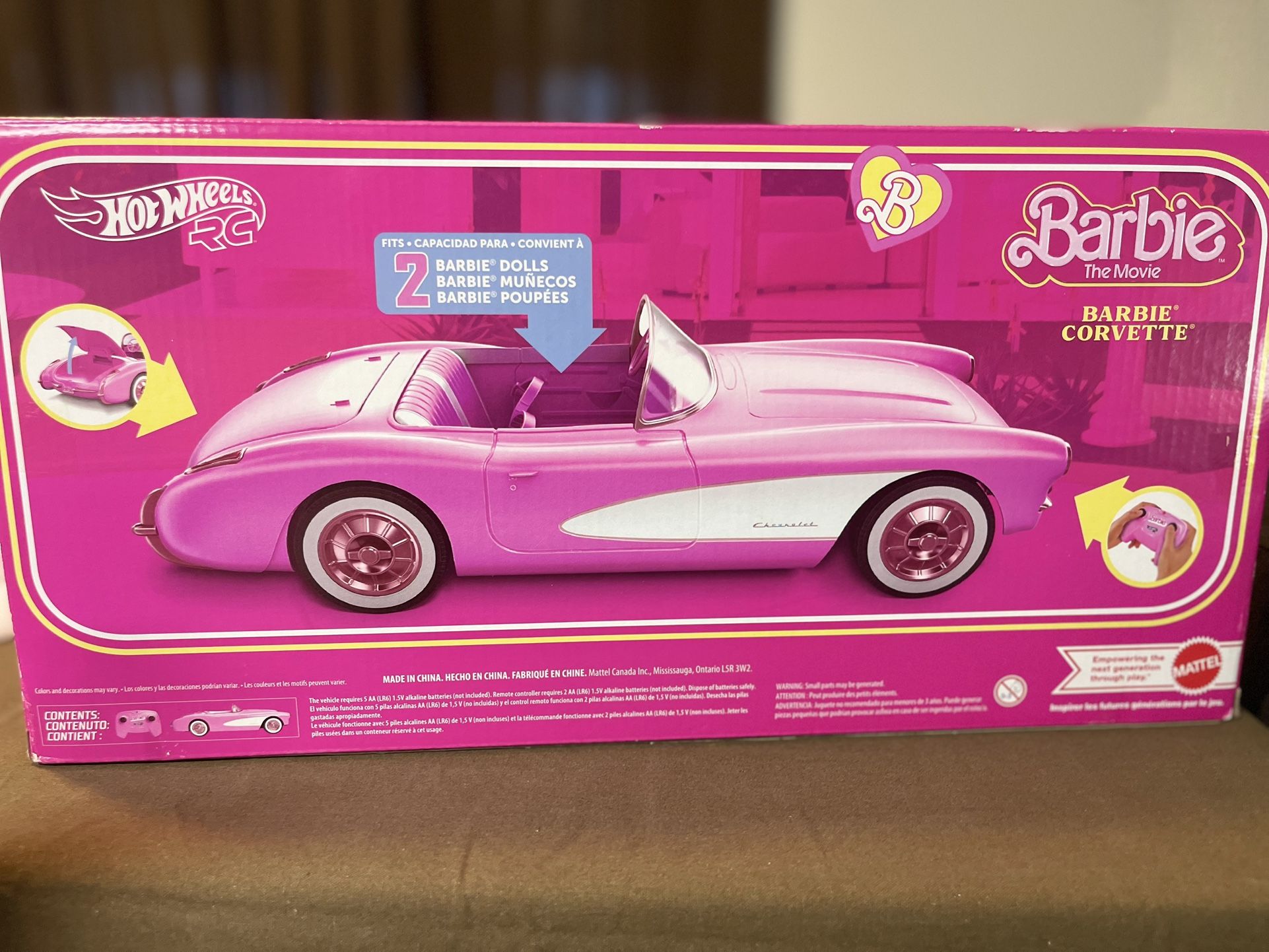 2023 Barbie the movie Hot wheels remote control,