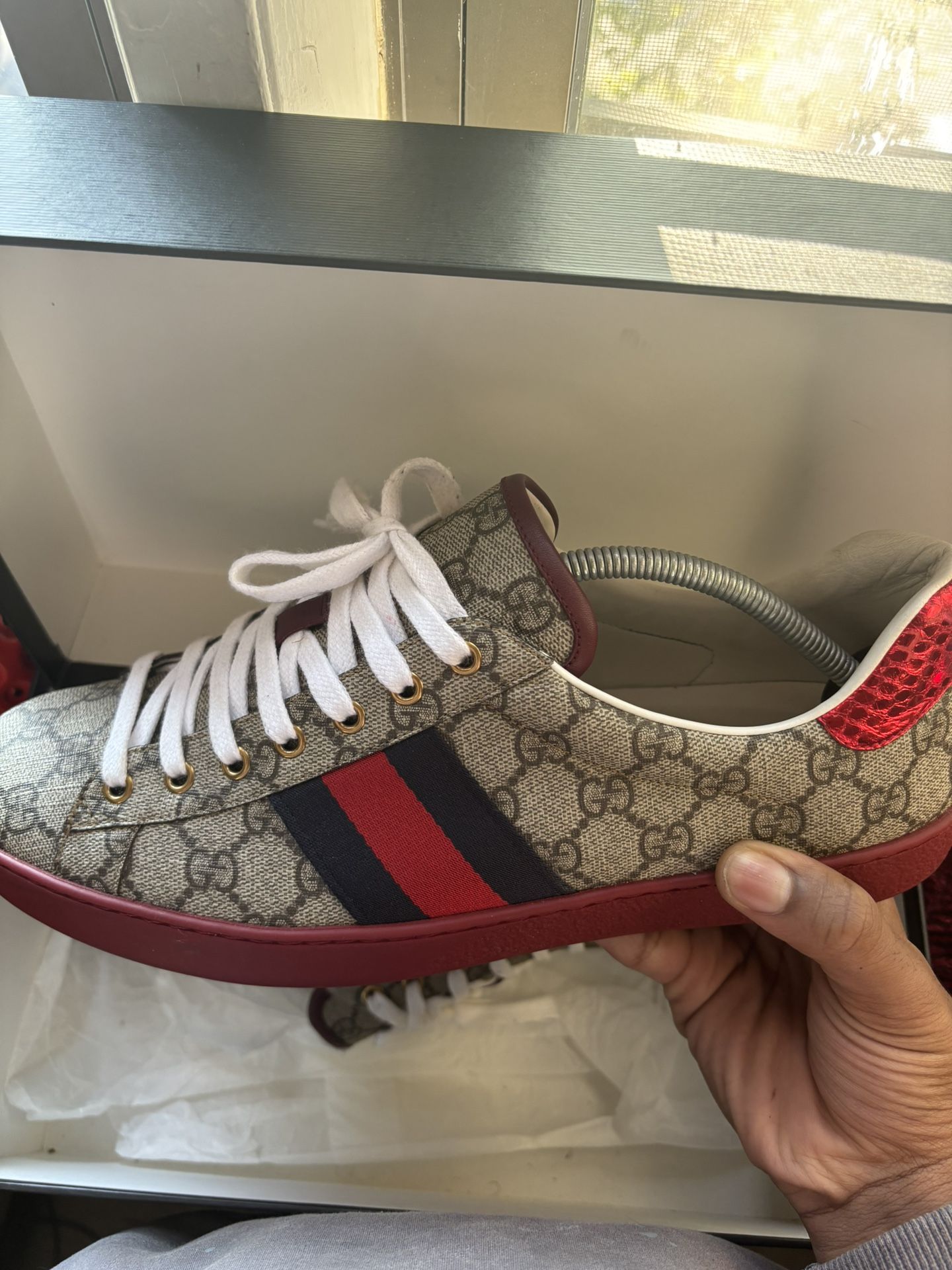 Gucci Ace GG Supreme 'Beige'