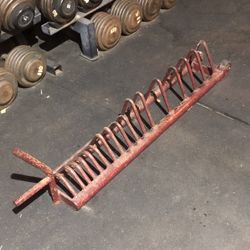Rolling Weight Plate Holder Cart
