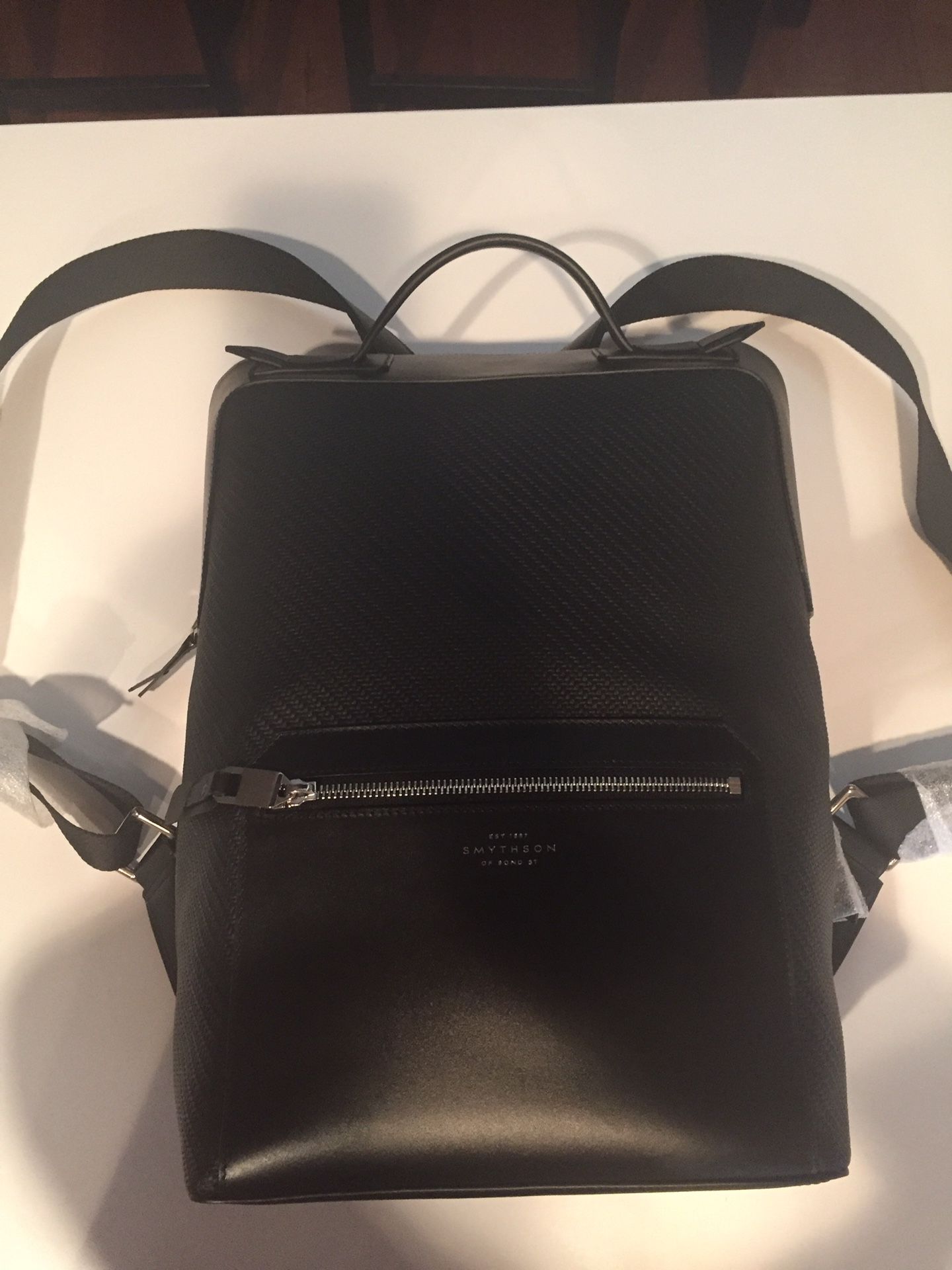 Smythson of Bond Street "Greenwich Collection" Greenwich Backpack