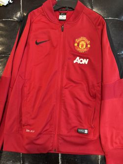 ManU. Soccer Track Jacket. Size Medium $30