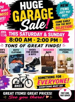 Garage sale!