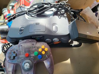 Nintendo 64 system with controller and cords Works perfectly