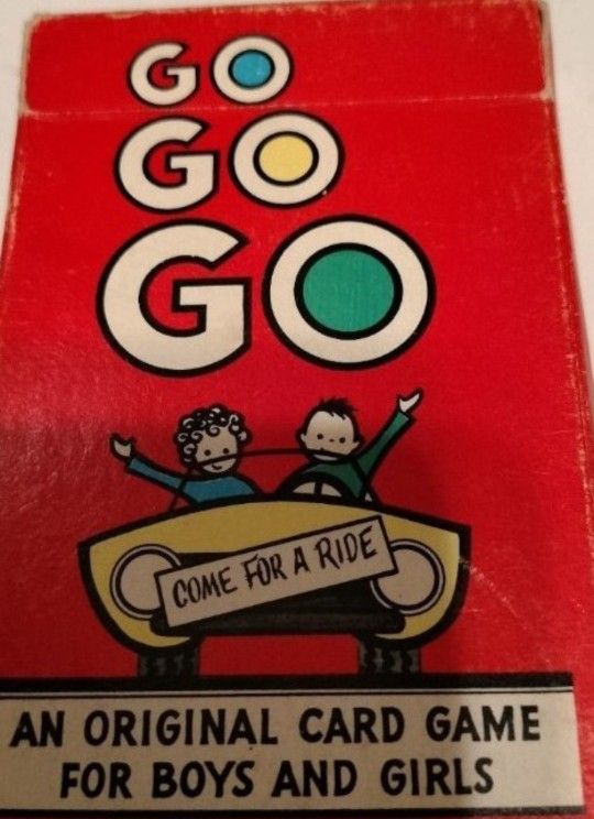 Vintage Card Game Go GO GO