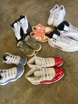 Jordan 12s ,11s 5s 1s