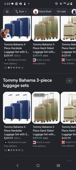 Tommy Bahama 2 piece luggage set
