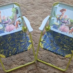 Kid's Toy Story Chair Set — x2 Foldable Chairs