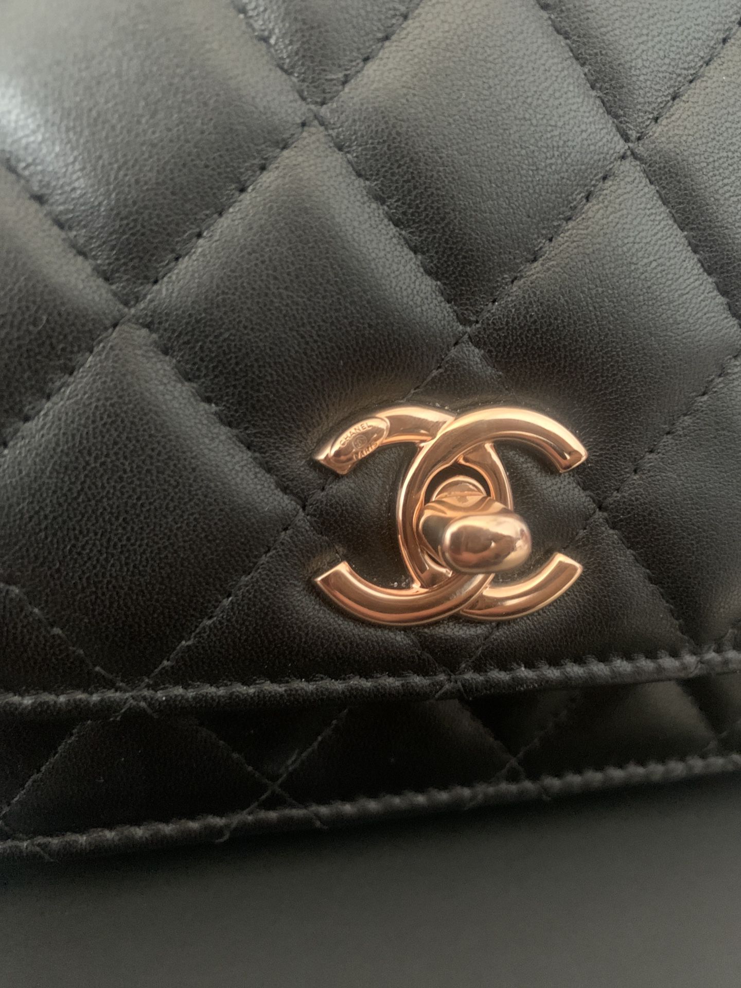 Designer CH Brand Leather WOC (Wallet On Chain) - Black for Sale in San  Jose, CA - OfferUp