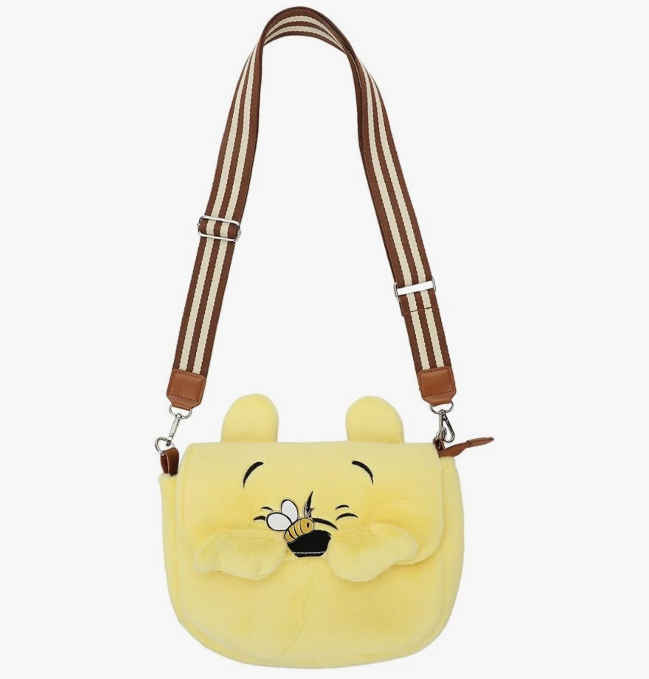 Disney Winnie The Pooh 10 Inch Plush Women's Crossbody Bag