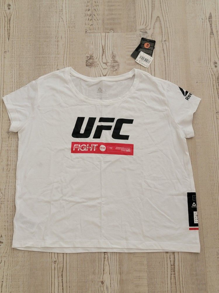 Reebok UFC Women's White T-Shirt