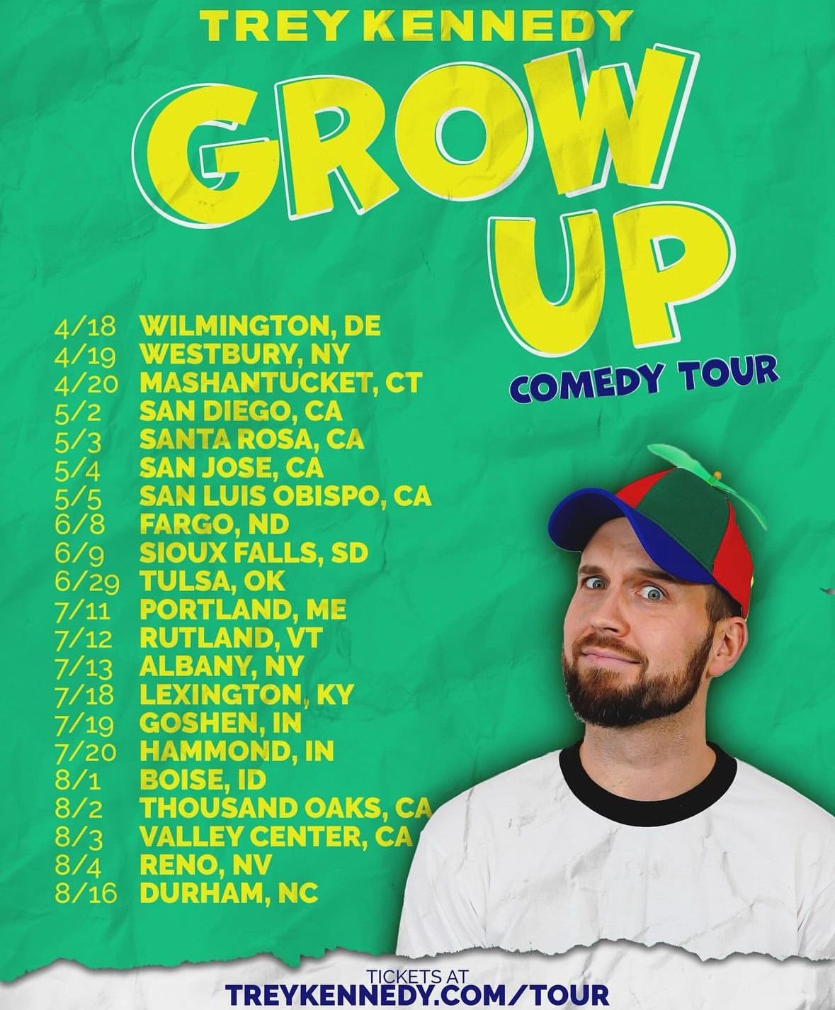 Trey Kennedy tickets tonight!
