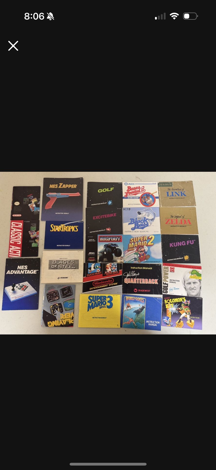 Nintendo Game Booklets