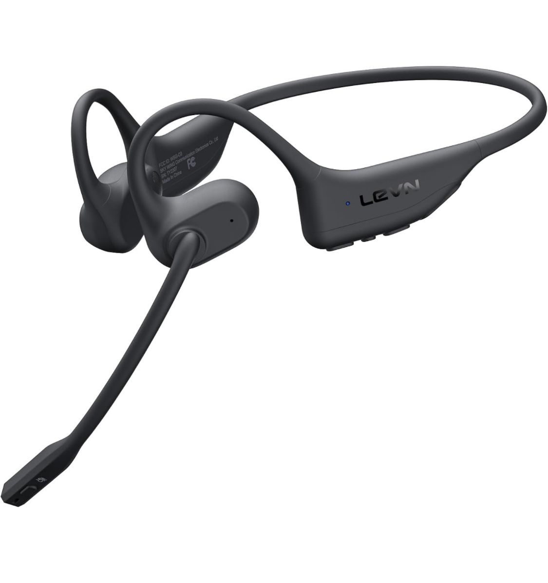 LEVN Open Ear Headphones with Mic