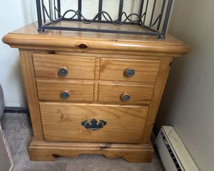 Wooden Nightstand Great Condition 