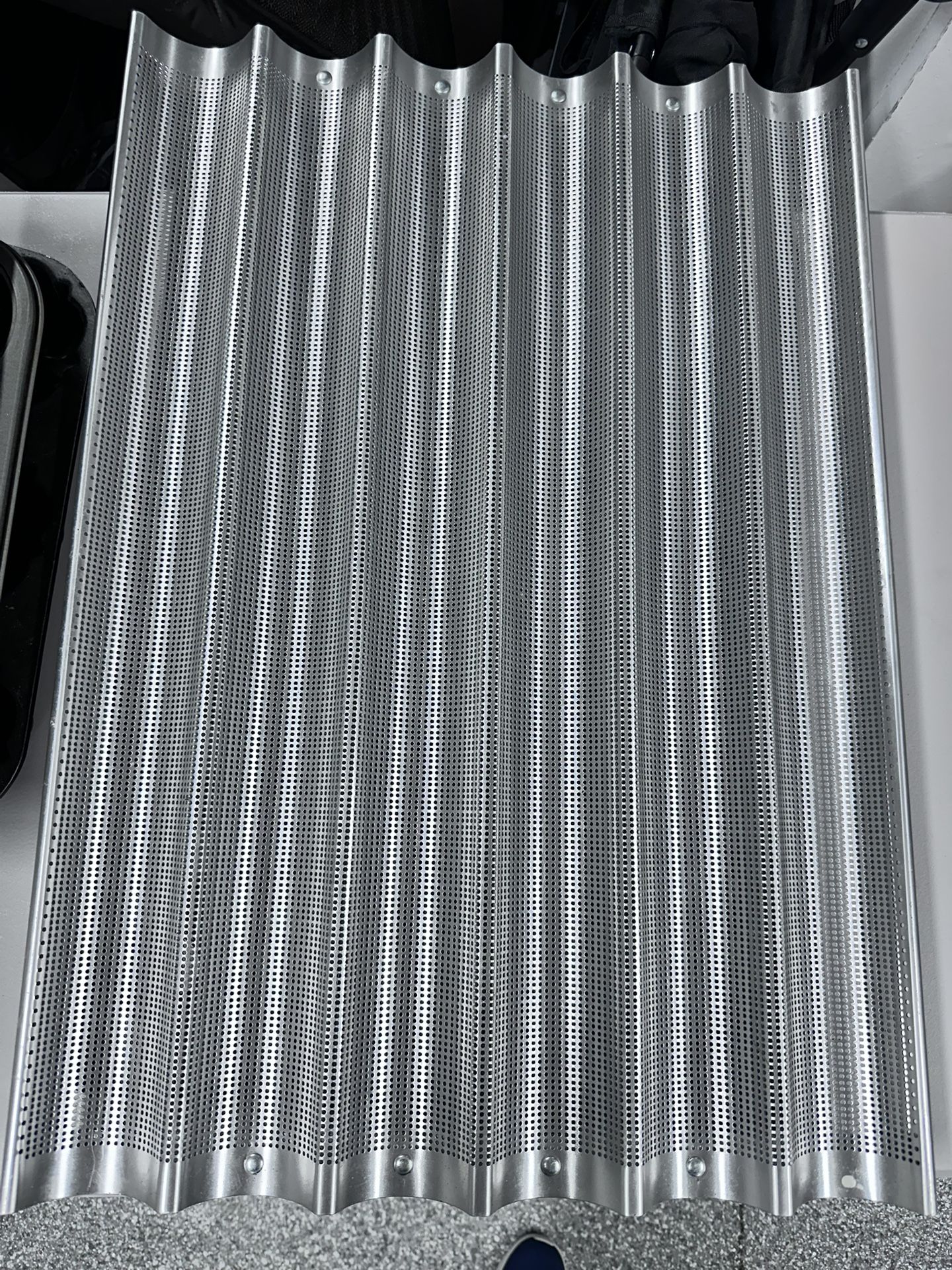 Baguette Bread Pan Non Stick Silver