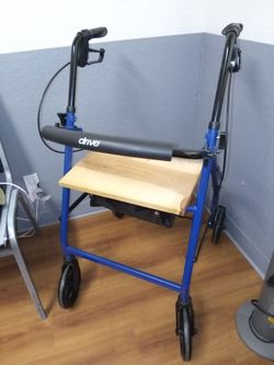 Walker four-wheel for taller people