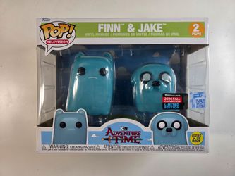 Finn and Jake 2 Pack# NYCC 2026 SHARED STICKER (GLOW IN THE DARK)