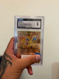 CGC 9 Gold Metal Charizard Celebrations