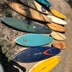 Vintage 1970s Surfboards $150 To $250