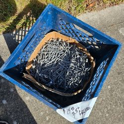 3.5" long galvanized nails
