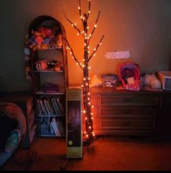 Halloween lighted tree