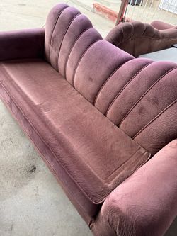 Vintage Velvet Sofa Set