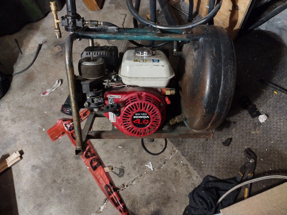It Is A Gas Powered Air Compressor You Can Take It Anywhere