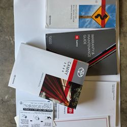 !! TOYOTA CAMRY OWNER'S MANUAL !!